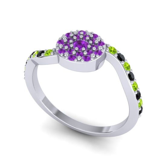 Petite Floral Pave Jurni Ring