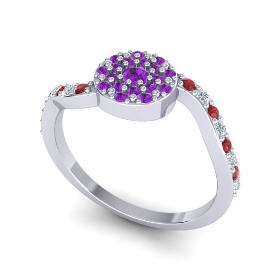 Petite Floral Pave Jurni Ring