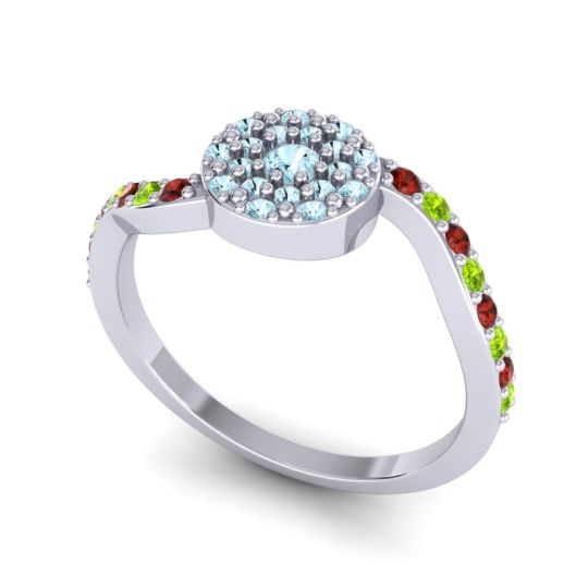 Petite Floral Pave Jurni Ring