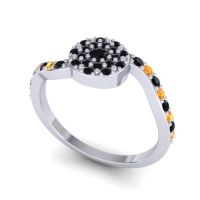 Petite Floral Pave Jurni Ring