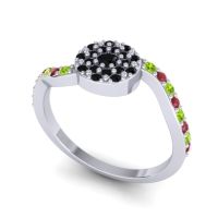 Petite Floral Pave Jurni Ring