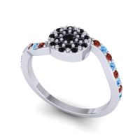 Petite Floral Pave Jurni Ring
