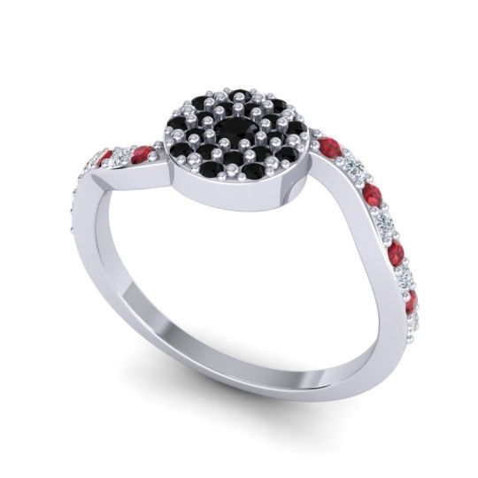 Petite Floral Pave Jurni Ring