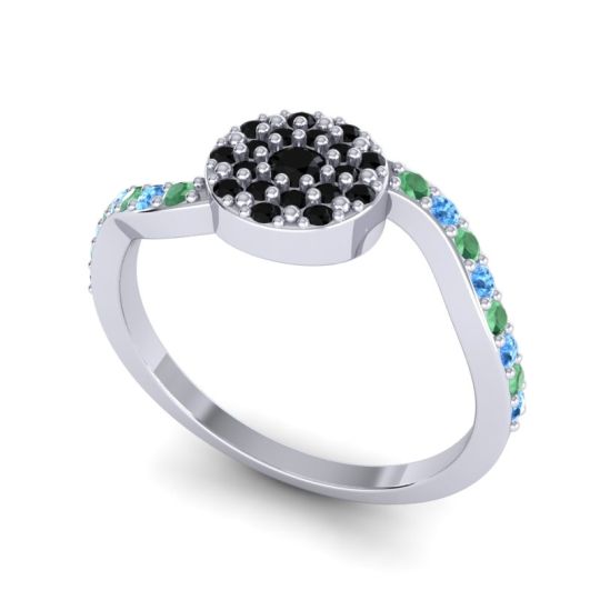Petite Floral Pave Jurni Ring