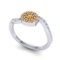 Petite Floral Pave Jurni Ring