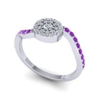 Petite Floral Pave Jurni Ring