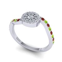 Petite Floral Pave Jurni Ring