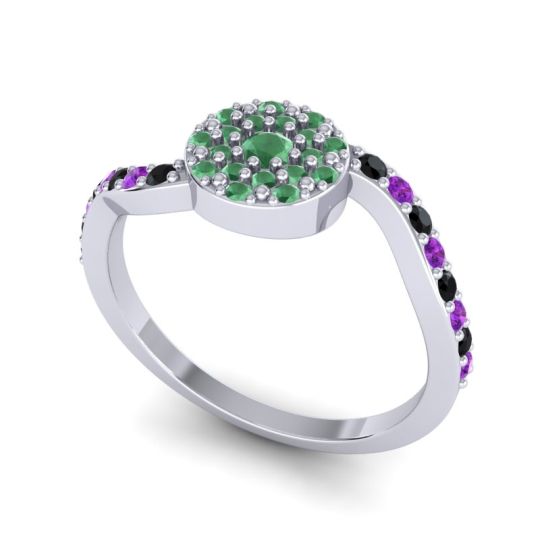 Petite Floral Pave Jurni Ring