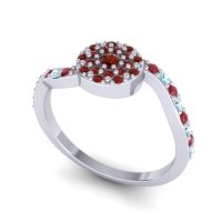 Petite Floral Pave Jurni Ring