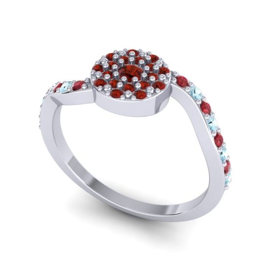 Petite Floral Pave Jurni Ring
