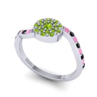 Petite Floral Pave Jurni Ring