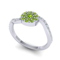 Petite Floral Pave Jurni Ring