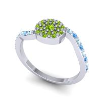 Petite Floral Pave Jurni Ring