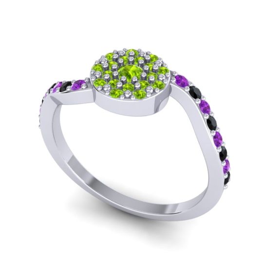 Petite Floral Pave Jurni Ring