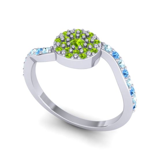 Petite Floral Pave Jurni Ring