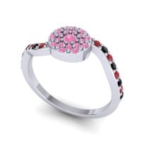 Petite Floral Pave Jurni Ring