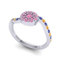 Petite Floral Pave Jurni Ring