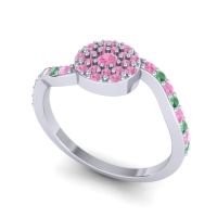 Petite Floral Pave Jurni Ring