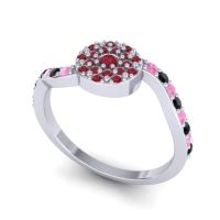 Petite Floral Pave Jurni Ring