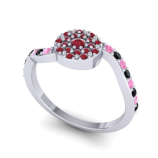 Petite Floral Pave Jurni Ring