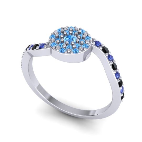 Petite Floral Pave Jurni Ring