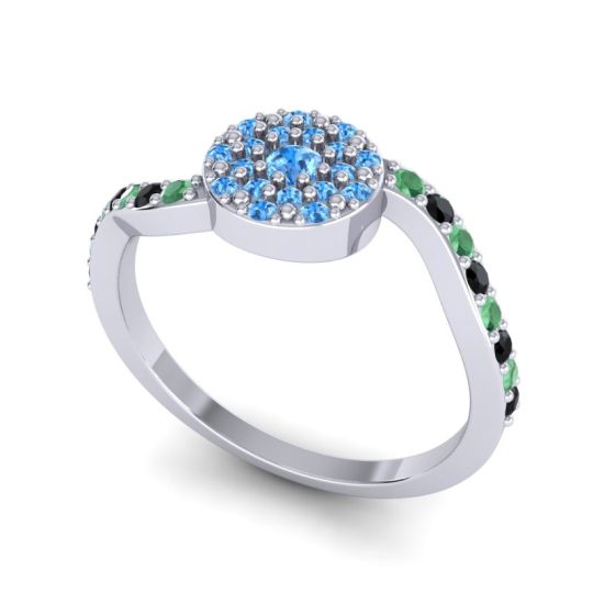 Petite Floral Pave Jurni Ring