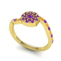 Petite Floral Pave Jurni Ring