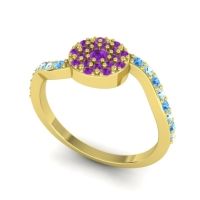 Petite Floral Pave Jurni Ring