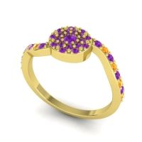 Petite Floral Pave Jurni Ring