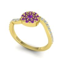 Petite Floral Pave Jurni Ring