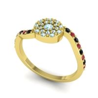 Petite Floral Pave Jurni Ring