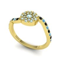 Petite Floral Pave Jurni Ring