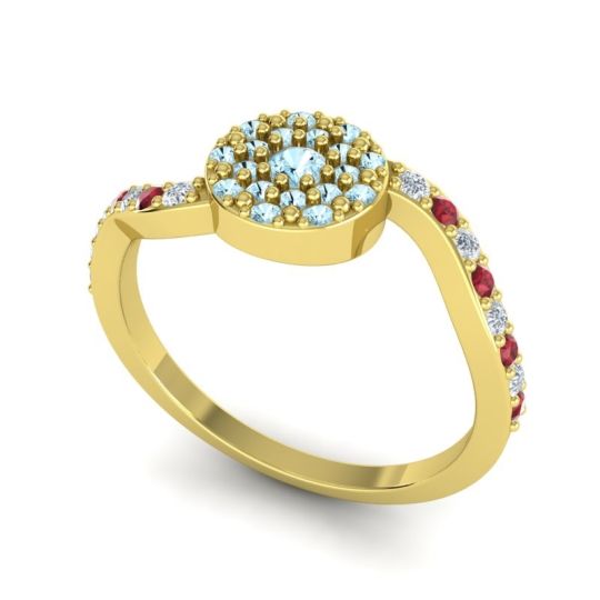 Petite Floral Pave Jurni Ring
