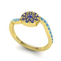 Petite Floral Pave Jurni Ring