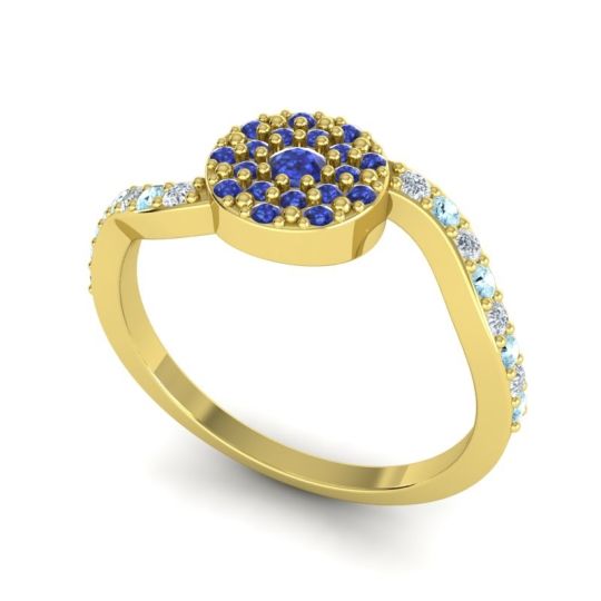 Petite Floral Pave Jurni Ring