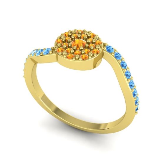 Petite Floral Pave Jurni Ring