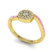 Petite Floral Pave Jurni Ring