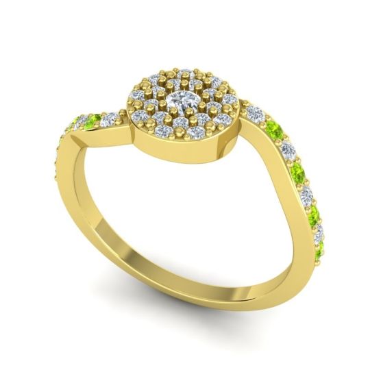 Petite Floral Pave Jurni Ring