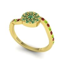 Petite Floral Pave Jurni Ring