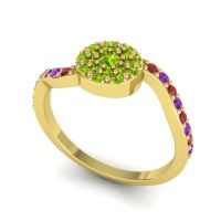 Petite Floral Pave Jurni Ring