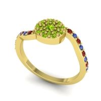 Petite Floral Pave Jurni Ring