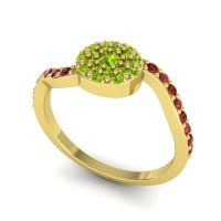 Petite Floral Pave Jurni Ring