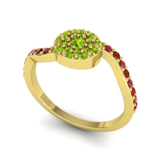 Petite Floral Pave Jurni Ring