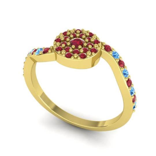 Petite Floral Pave Jurni Ring
