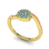 Petite Floral Pave Jurni Ring