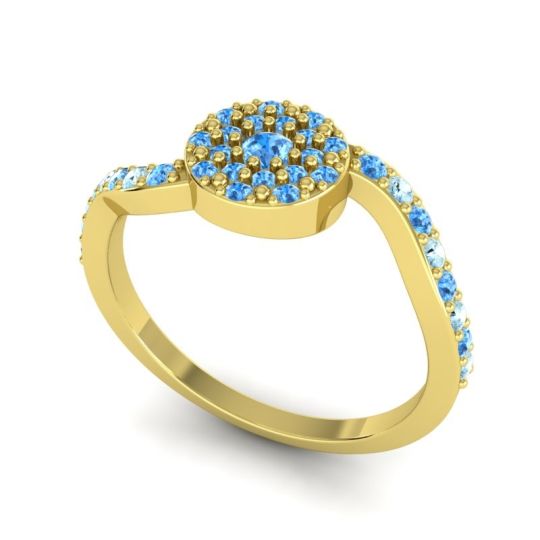 Petite Floral Pave Jurni Ring
