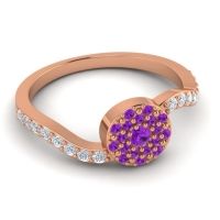 Petite Floral Pave Jurni Ring