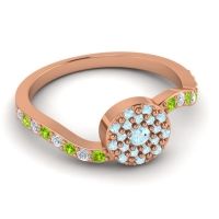 Petite Floral Pave Jurni Ring