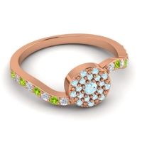 Petite Floral Pave Jurni Ring