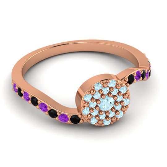 Petite Floral Pave Jurni Ring